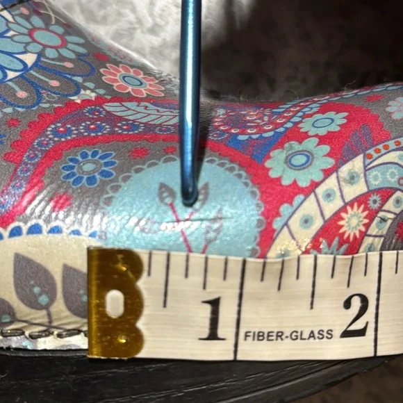 Dansko Women's Multi Colored Gray Paisley Clogs Comfort Shoes Size 38 Nurse Tech - Picture 11 of 11